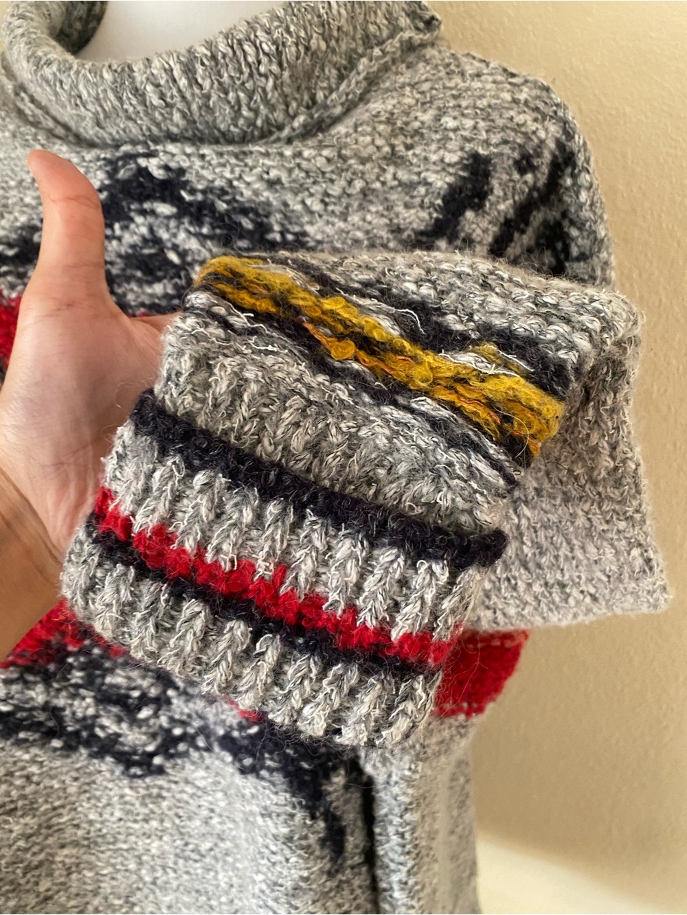 Free People Arctic Blast Cozy Pullover Sweater - Picture 4 of 8